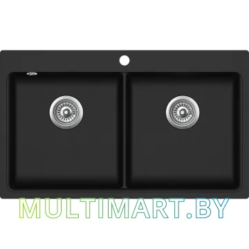 Кухонная мойка Aquasanita Magna SQM200AW (black metallic 601)